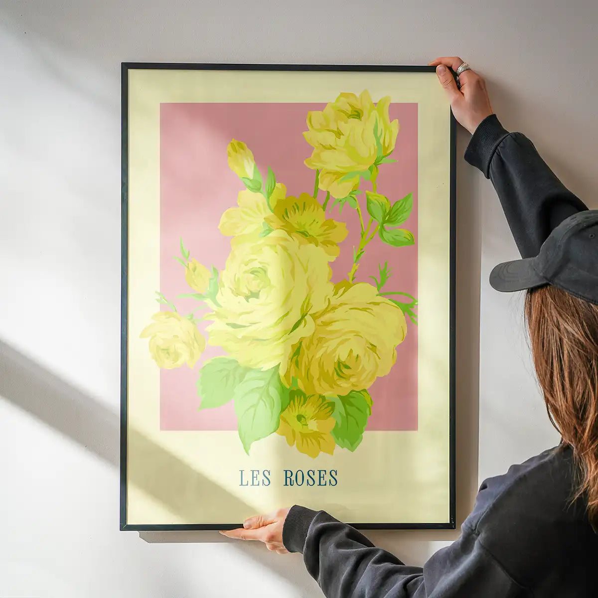 Les Roses Vintage Print