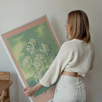 A Group Of Carnations Pastel Flowers Print