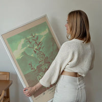 Narrow Leaved Kalmia Pastel Print