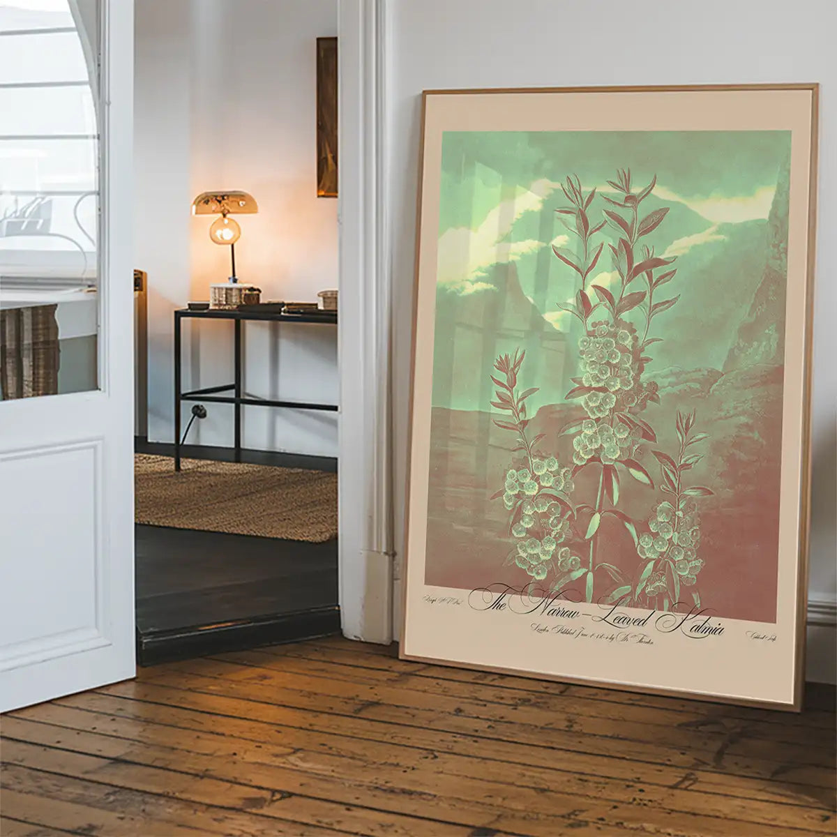 Narrow Leaved Kalmia Pastel Print