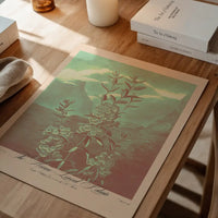 Narrow Leaved Kalmia Pastel Print