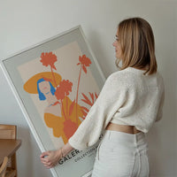 Flower Gallery Minimal Art Print