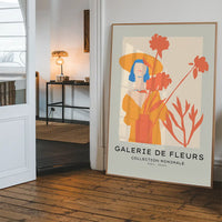 Flower Gallery Minimal Art Print