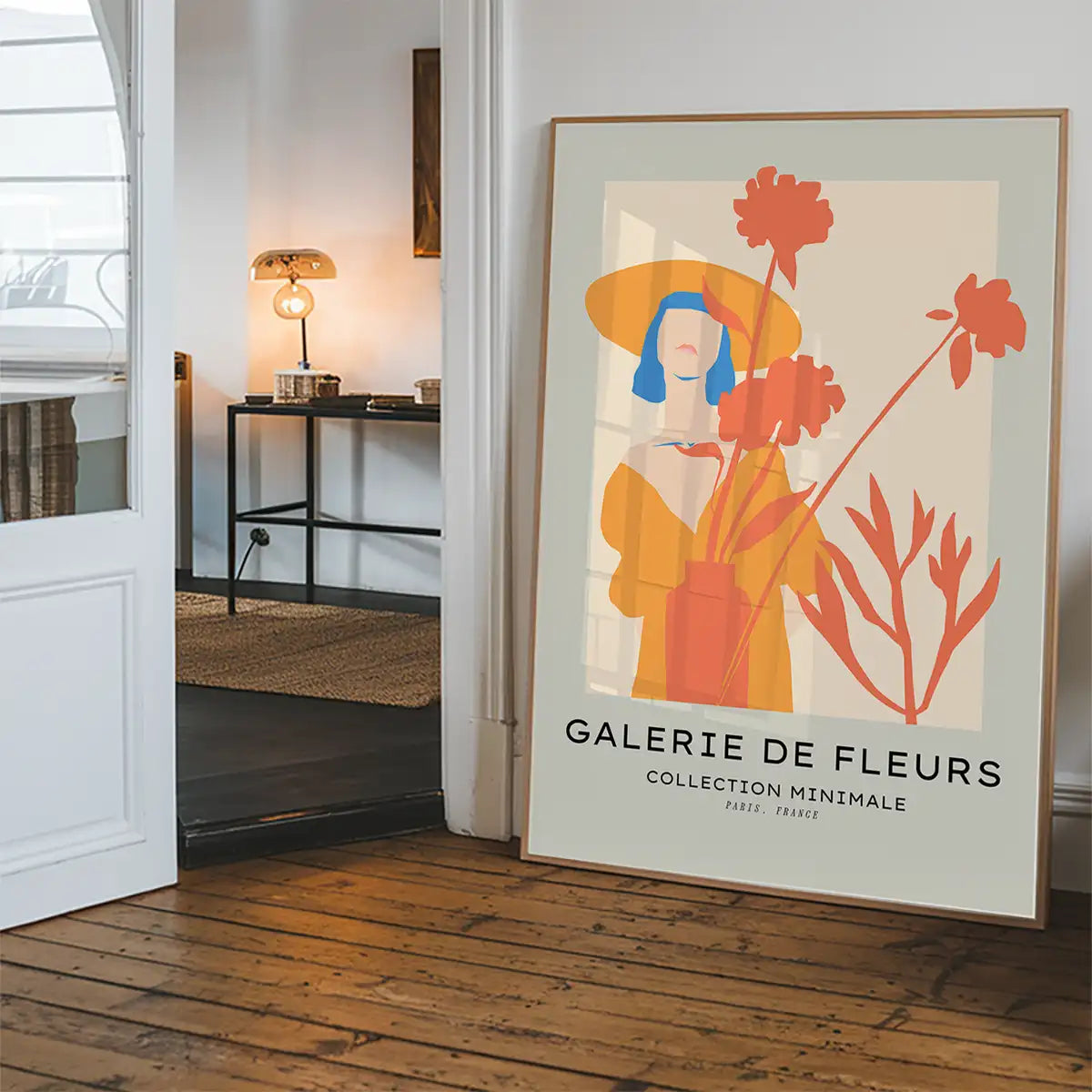 Flower Gallery Minimal Art Print