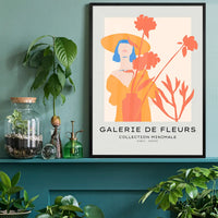 Flower Gallery Minimal Art Print