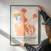 Flower Gallery Minimal Art Print