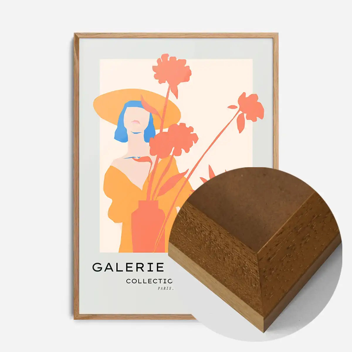 Flower Gallery Minimal Art Print