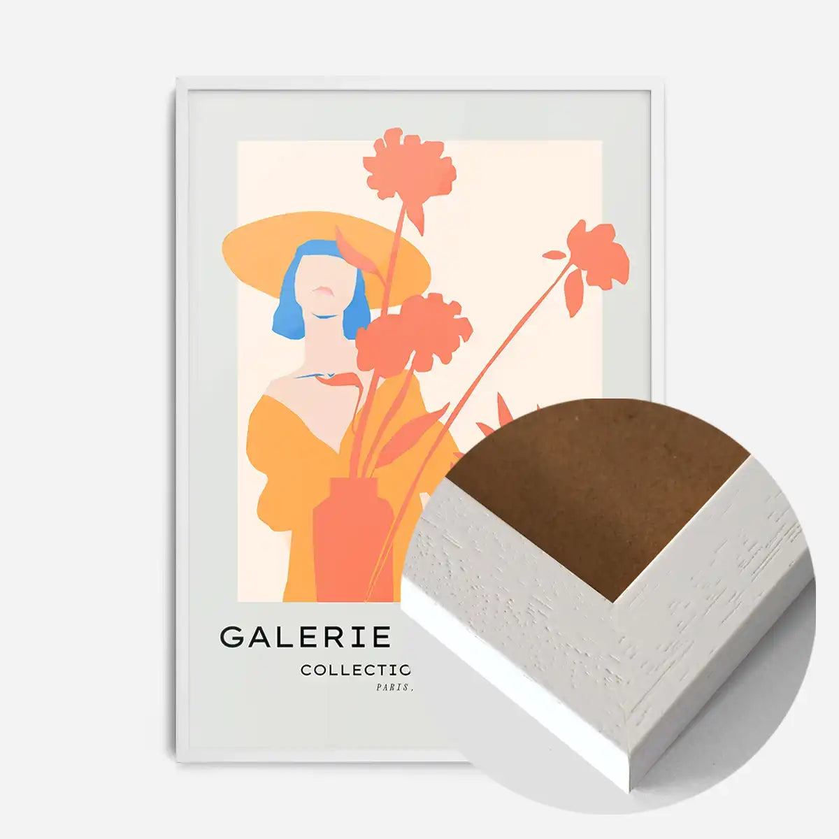 Flower Gallery Minimal Art Print