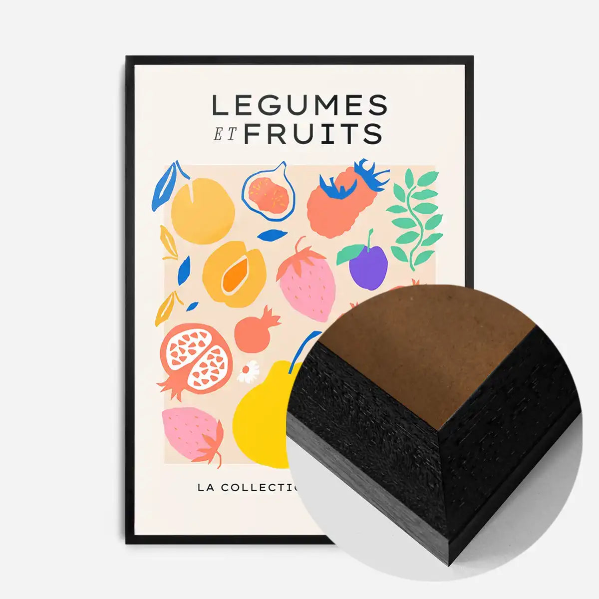 Fruit and Vegetables Minimal Pastel Art Print