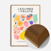 Fruit and Vegetables Minimal Pastel Art Print