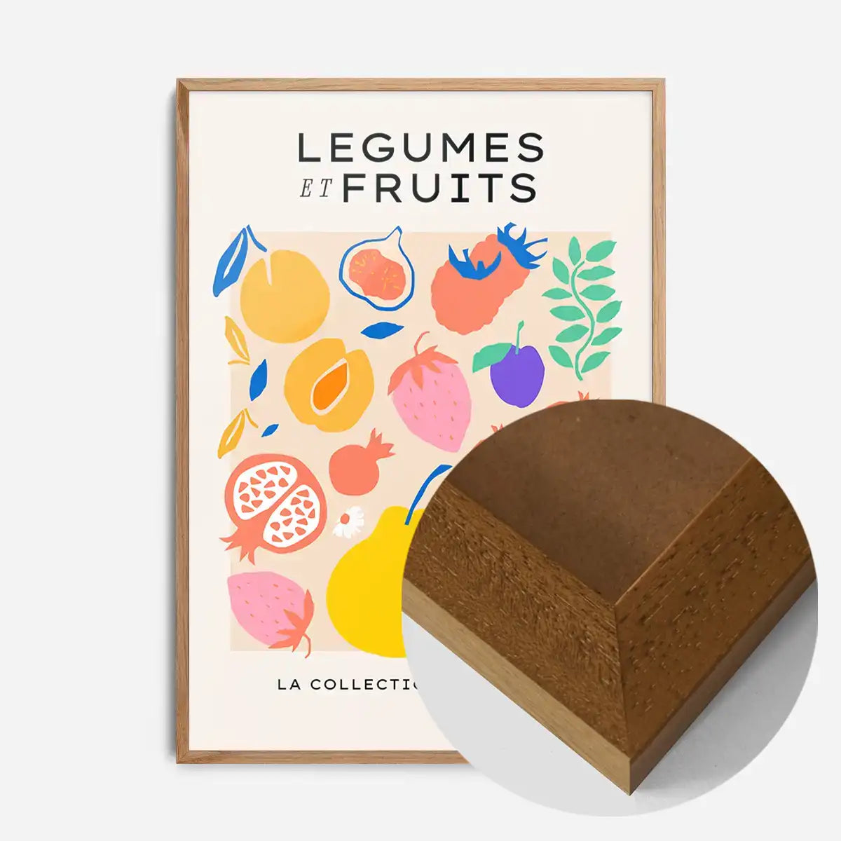 Fruit and Vegetables Minimal Pastel Art Print