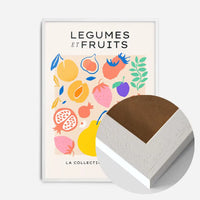 Fruit and Vegetables Minimal Pastel Art Print