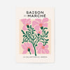 Market Season Minimal Flowers Art Print
