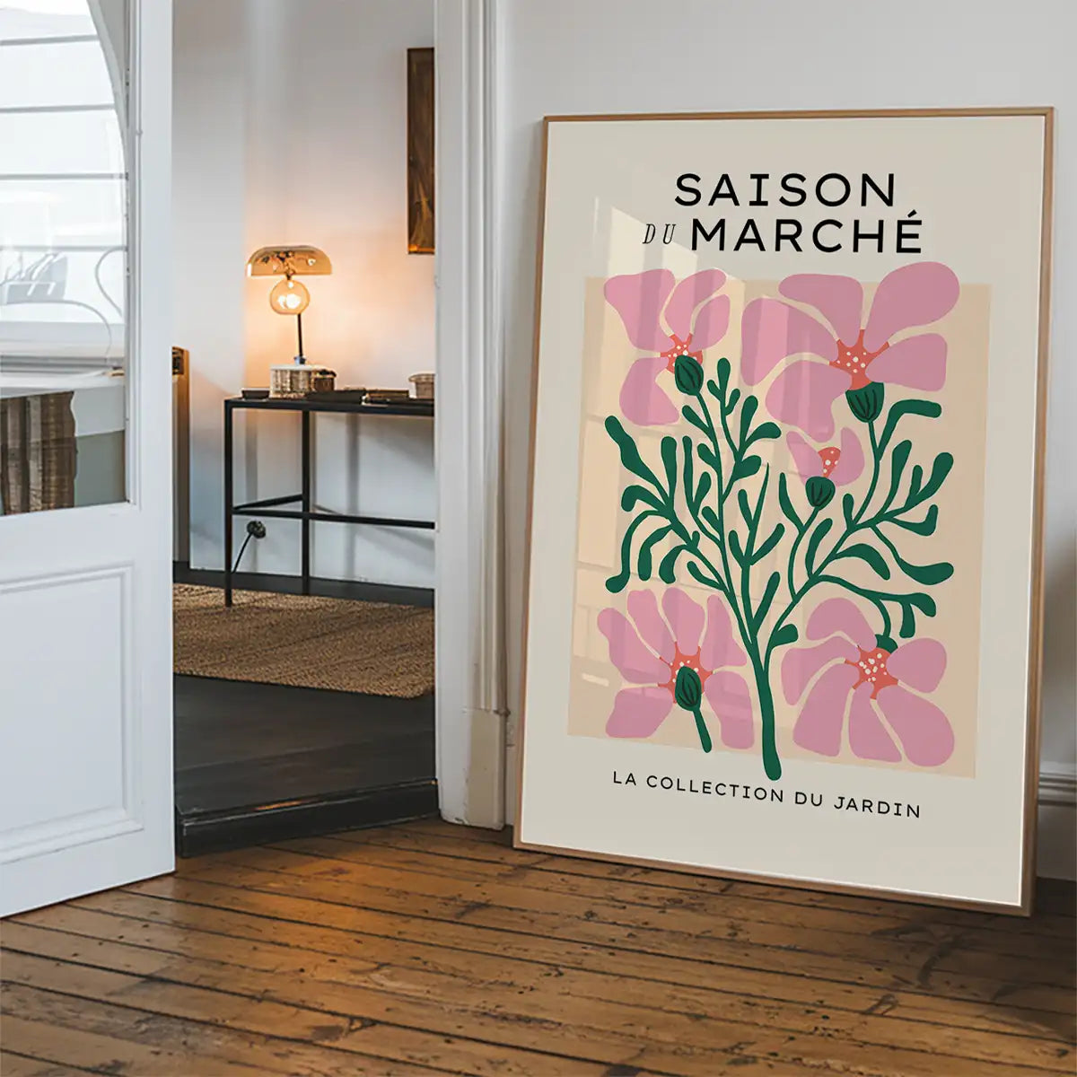 Market Season Minimal Flowers Art Print