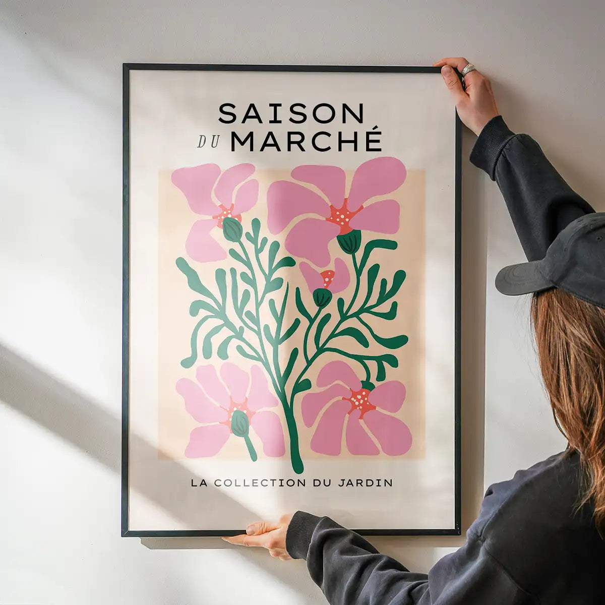 Market Season Minimal Flowers Art Print