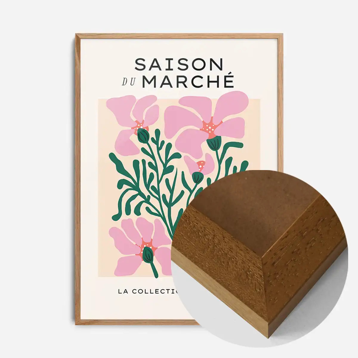 Market Season Minimal Flowers Art Print