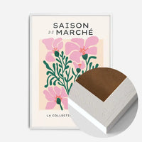 Market Season Minimal Flowers Art Print