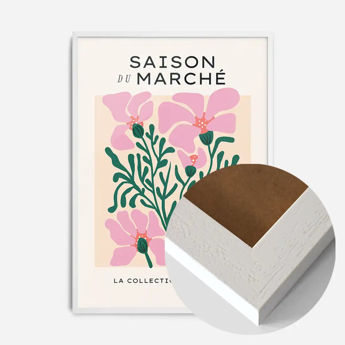 Market Season Minimal Flowers Art Print