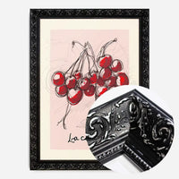 La Cerise Cherries Abstract Drawing Print