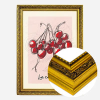 La Cerise Cherries Abstract Drawing Print