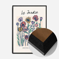 The Garden Flowers Abstract Illustration Print