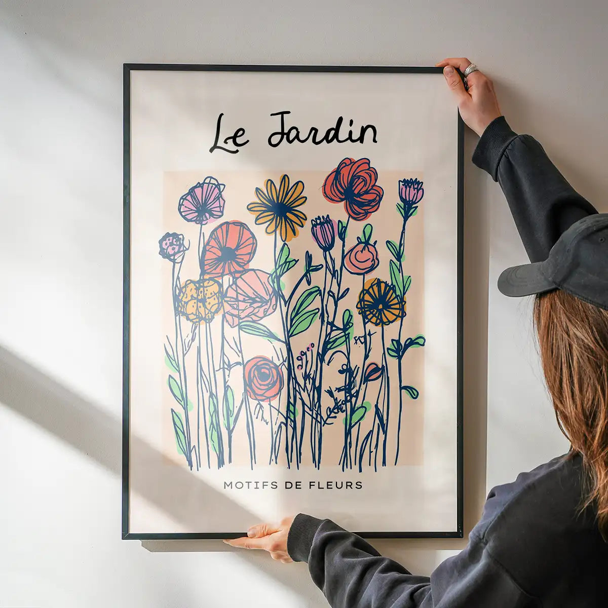 The Garden Flowers Abstract Illustration Print