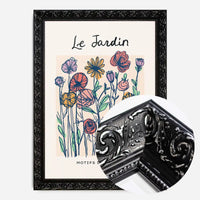 The Garden Flowers Abstract Illustration Print