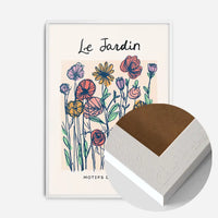 The Garden Flowers Abstract Illustration Print