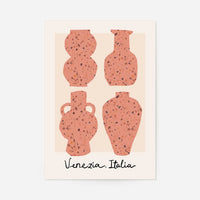 Venetian Vases Terrazo Illustration Print