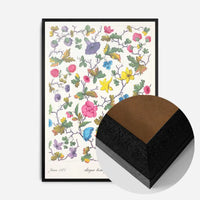 Vintage Floral Textile Pattern Print