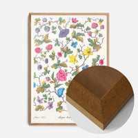 Vintage Floral Textile Pattern Print