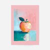 Abstract Painted Apple Pastel Print