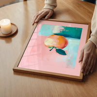 Abstract Painted Apple Pastel Print