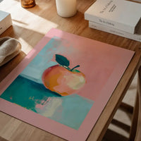Abstract Painted Apple Pastel Print