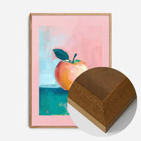 Abstract Painted Apple Pastel Print