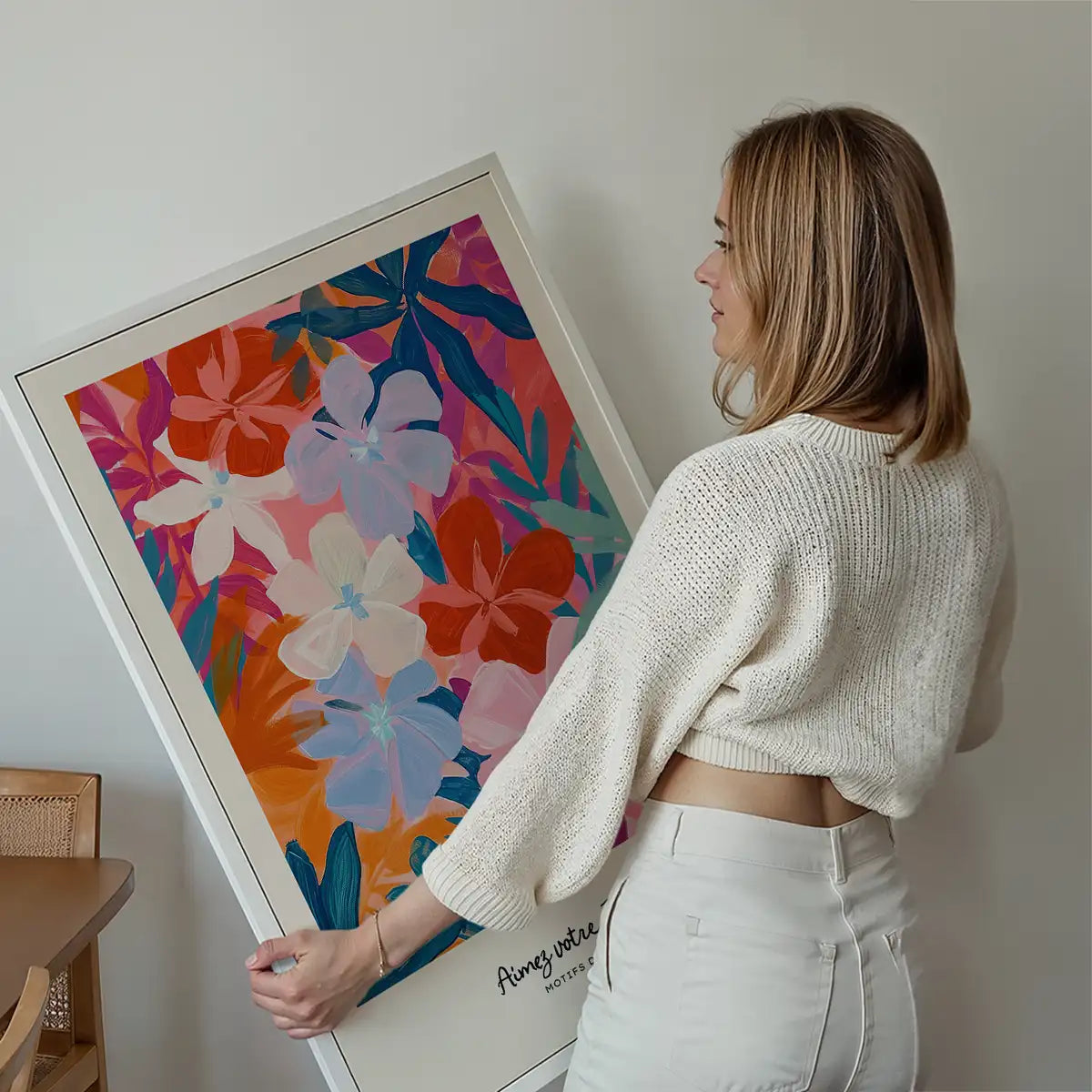 Love Your Garden Painted Flowers Print