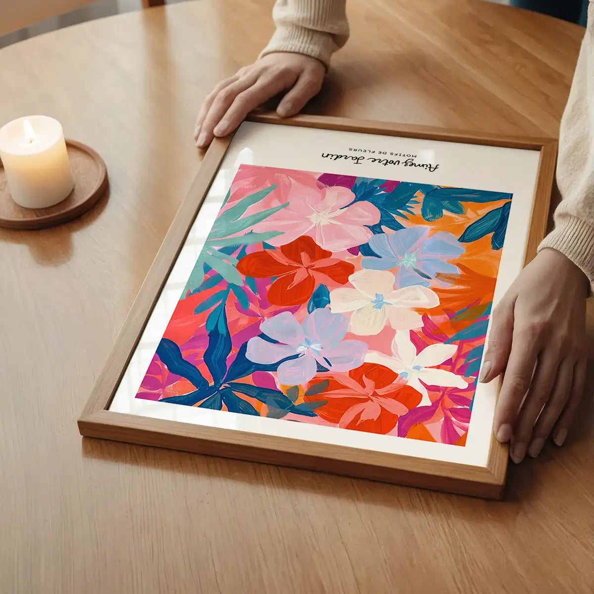 Love Your Garden Painted Flowers Print