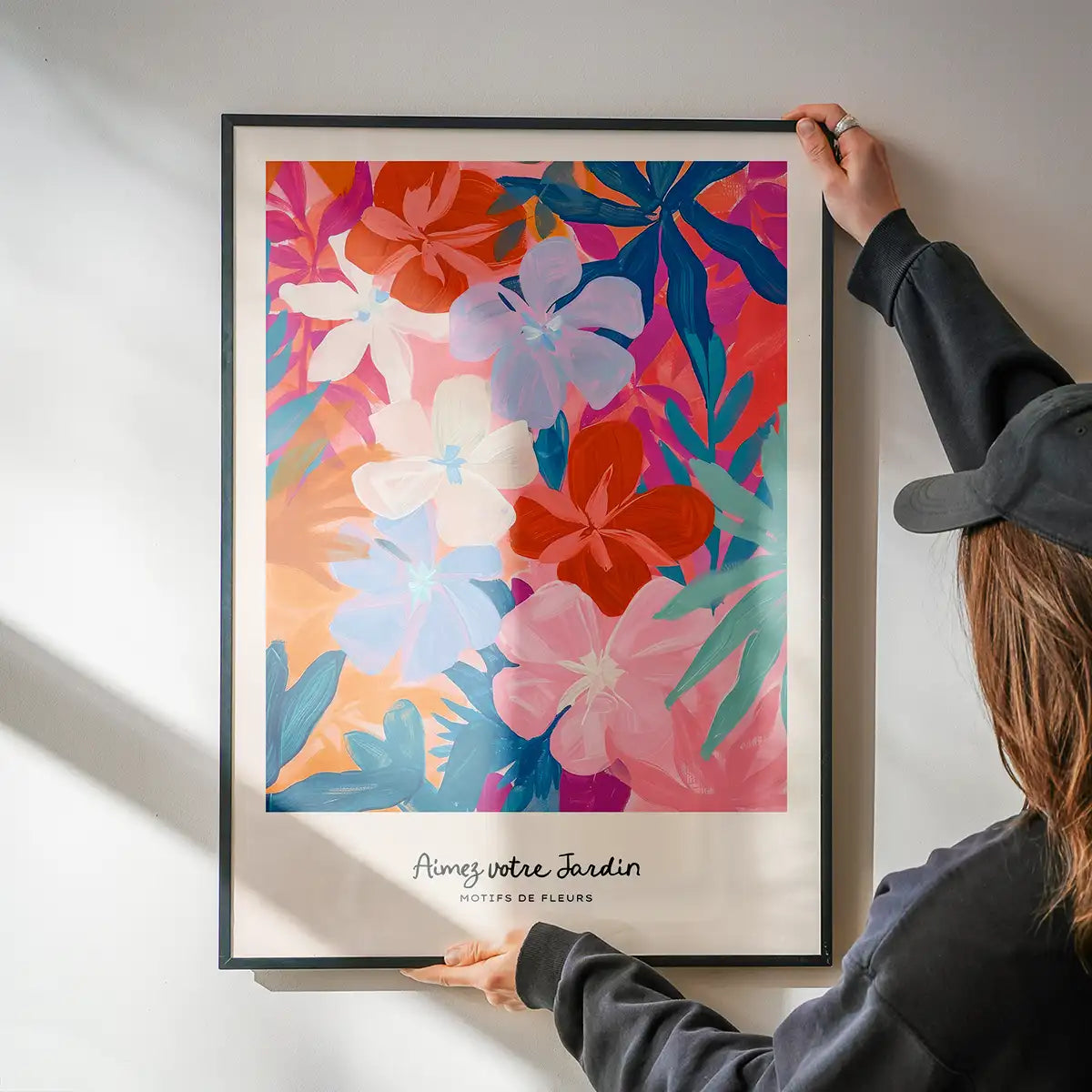 Love Your Garden Painted Flowers Print
