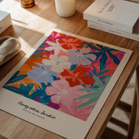 Love Your Garden Painted Flowers Print