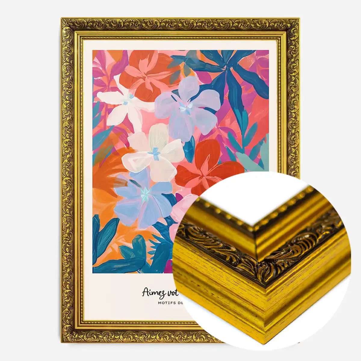 Love Your Garden Painted Flowers Print