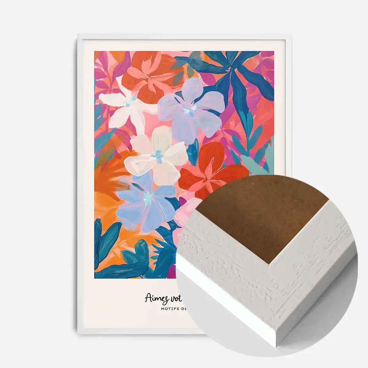 Love Your Garden Painted Flowers Print