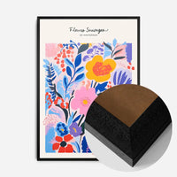 Wild Flowers of Amsterdam Abstract Painting Print
