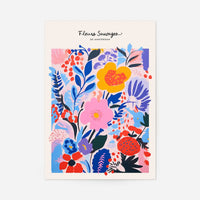 Wild Flowers of Amsterdam Abstract Painting Print