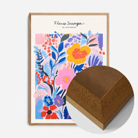 Wild Flowers of Amsterdam Abstract Painting Print