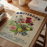 Amsterdam Vintage Bouquet Floral Poster Print
