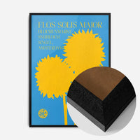 Flos Solis maior Sunflower Flower Market print