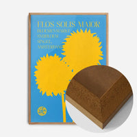 Flos Solis maior Sunflower Flower Market print