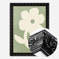 Simple Flower Green Paint Print