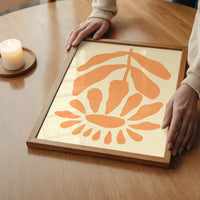 Simple Daisy Shape Flower Print