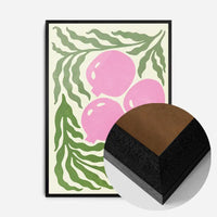 Leaves and Berries Simple Paint Print